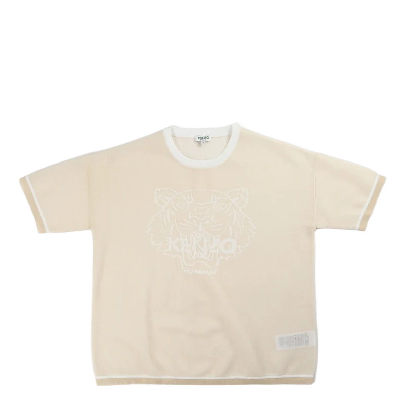 Knit Tiger T-shirt White