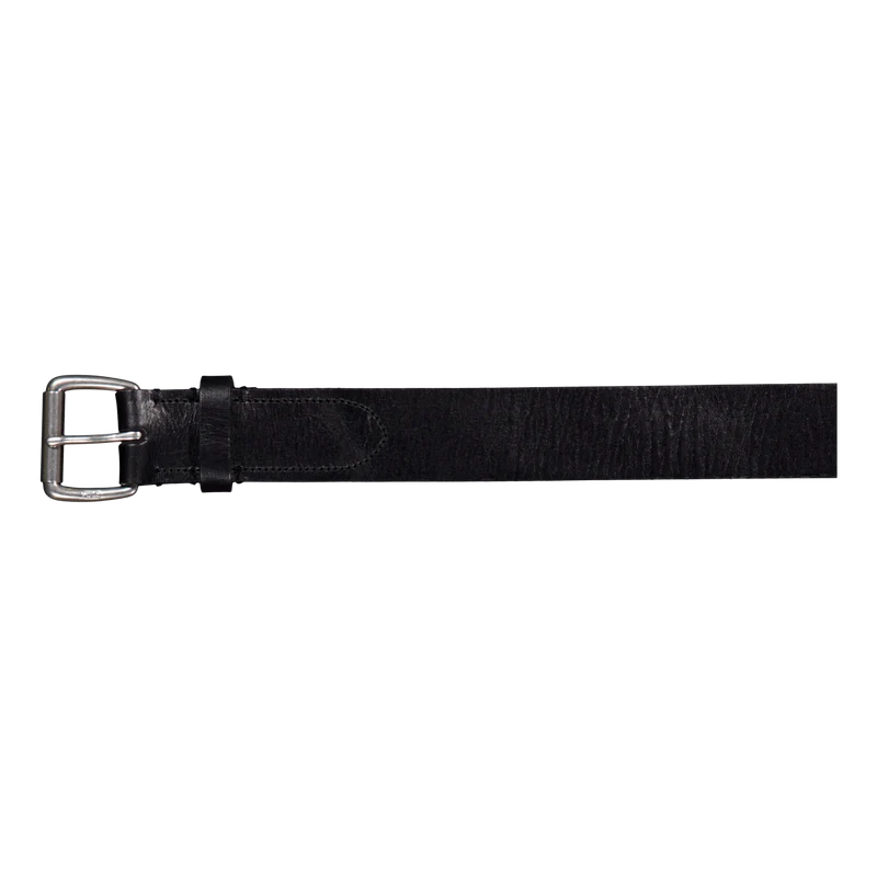 Tumbled Leather Belt Black