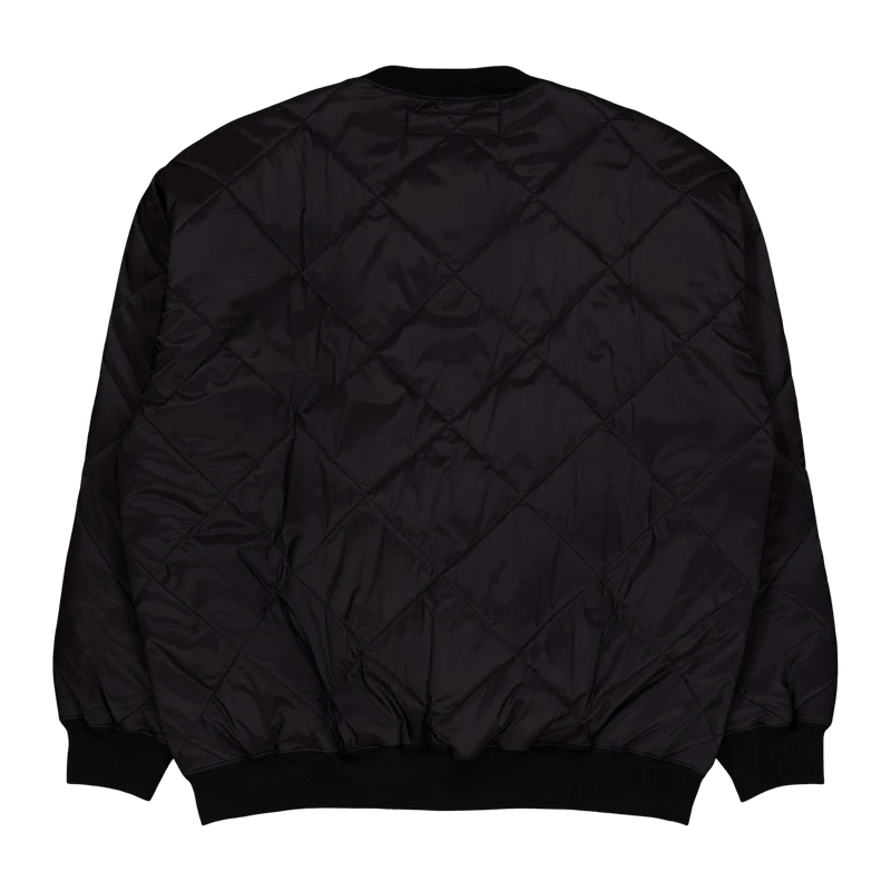 Quilting Pullover Shirt Ls Black
