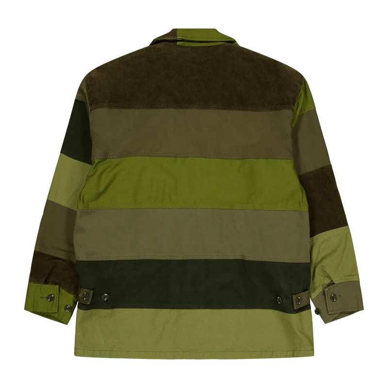 Patchwork Jacket Olive Drab