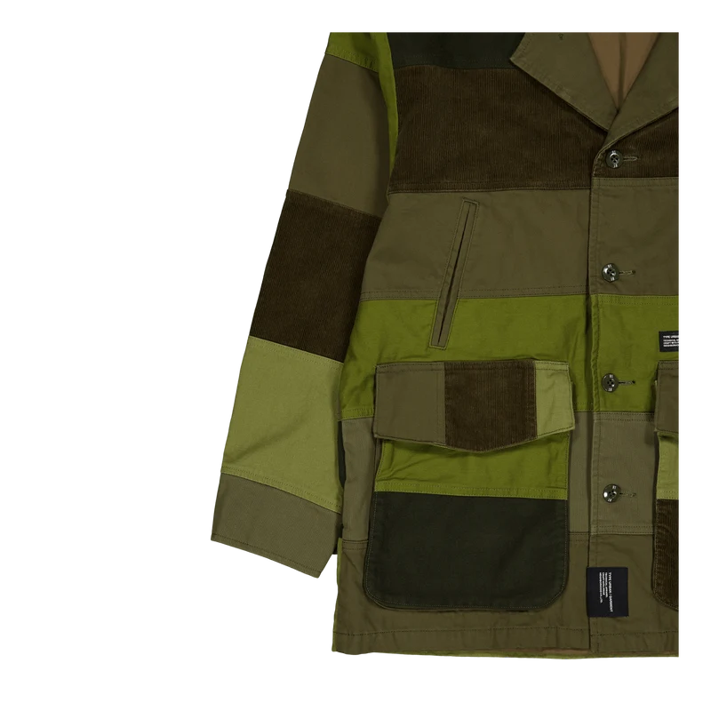 Patchwork Jacket Olive Drab