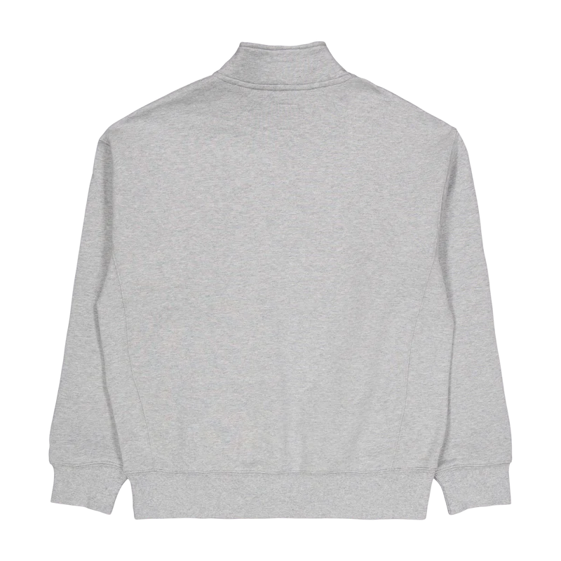 Heavy Weight Fleece Half Zip Gray