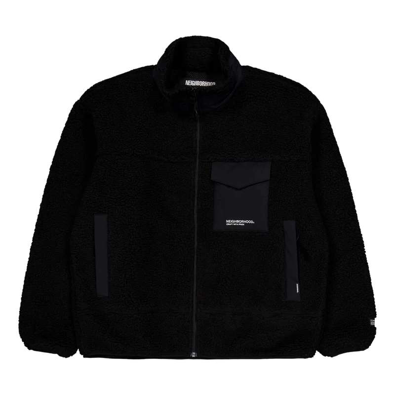 Boa Fleece Jacket Black