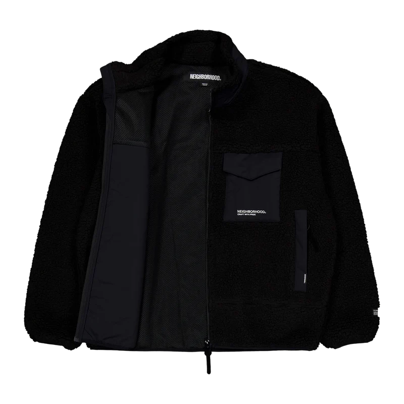 Boa Fleece Jacket Black