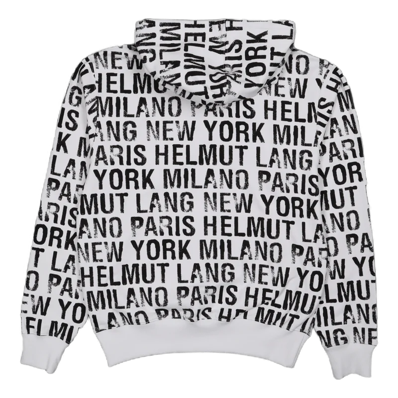 All Over Hoodie.all White