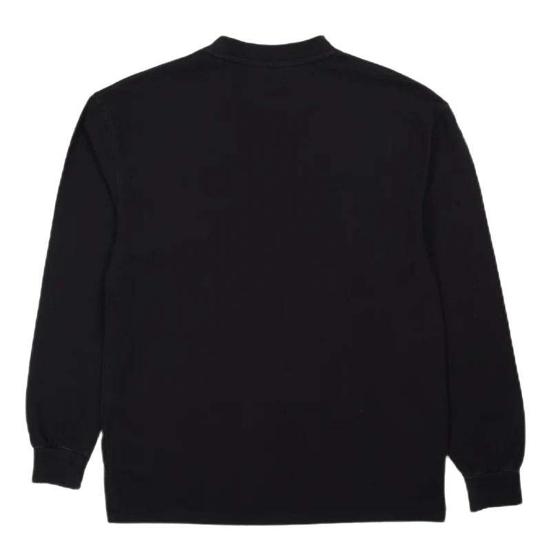 Boxy Tee Long Sleeve Faded Black