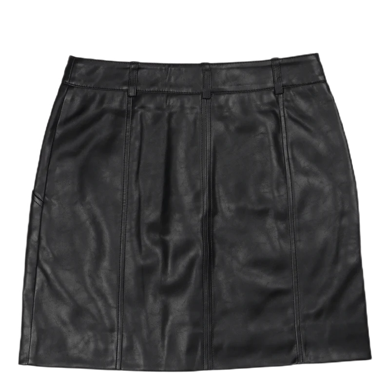 Mini Zip Skirt Black