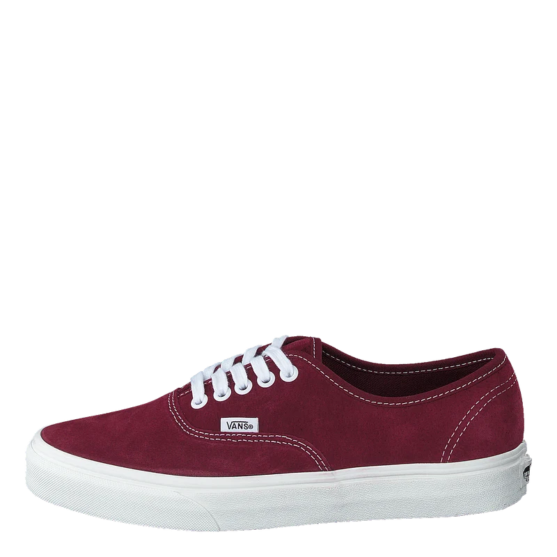 Ua Authentic (pig Suede)pomegrntsnwwht