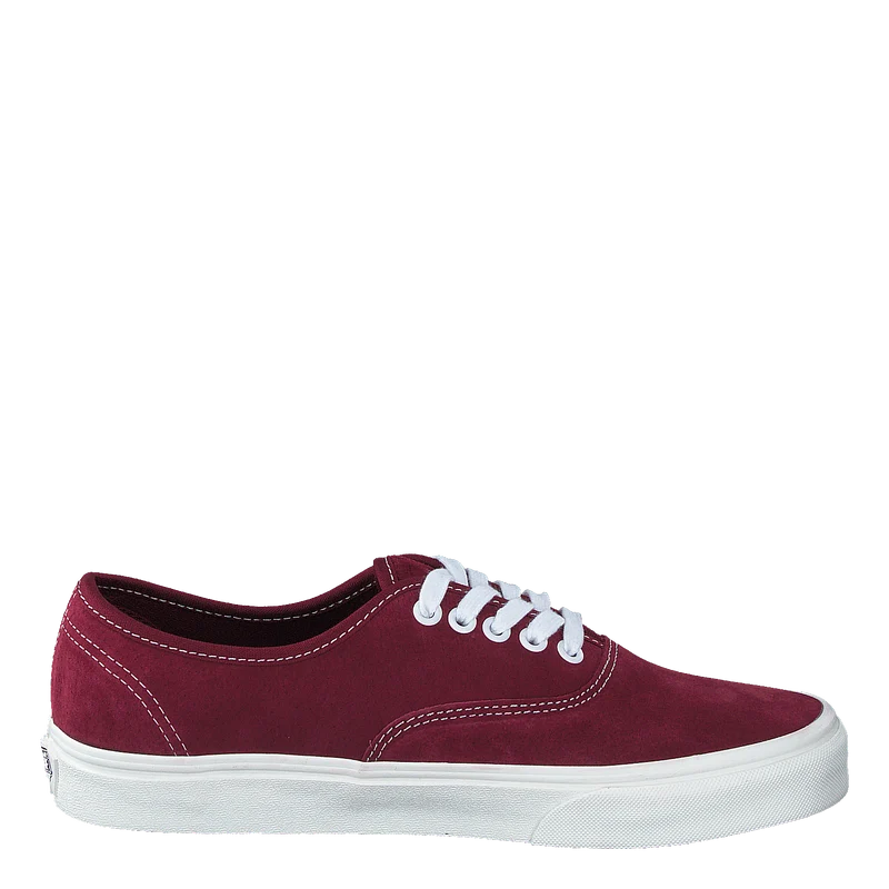 Ua Authentic (pig Suede)pomegrntsnwwht