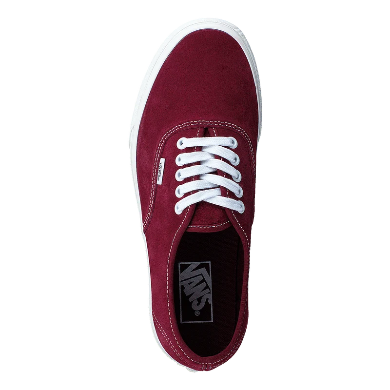 Ua Authentic (pig Suede)pomegrntsnwwht