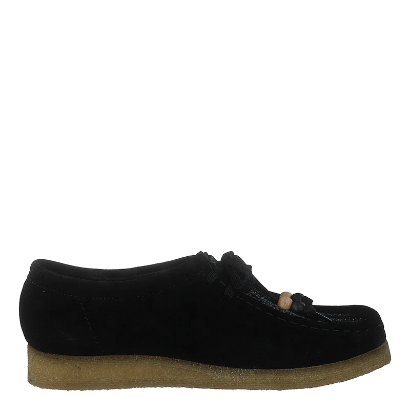 Wallabee Black Raffia