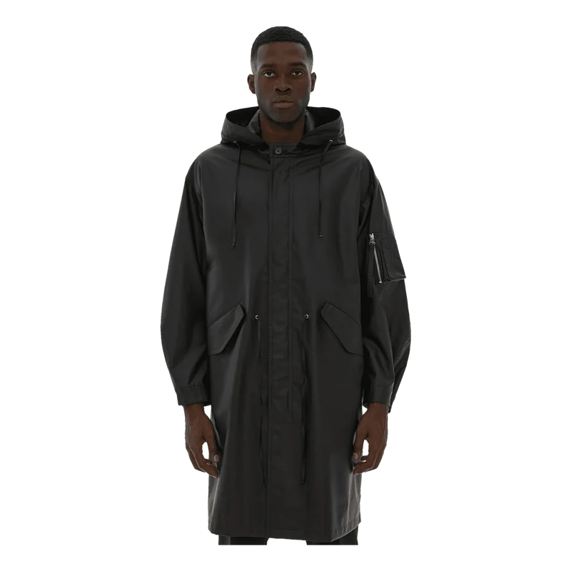 Rubber Parka.laminat Black