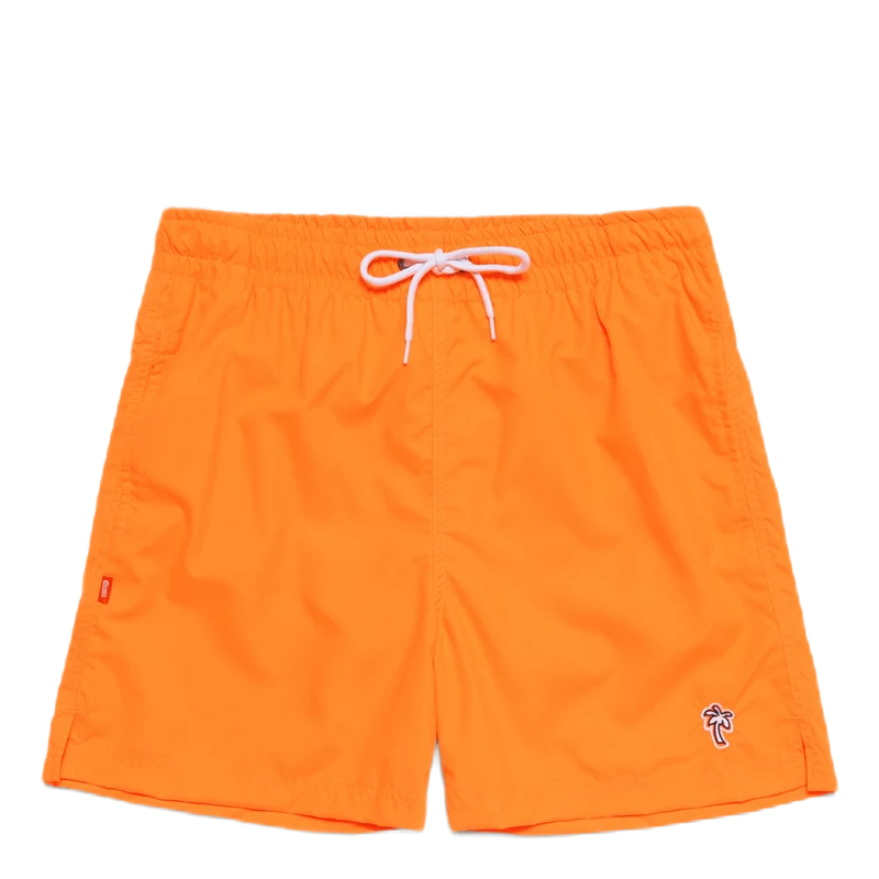 Palm Swim Shorts Orange