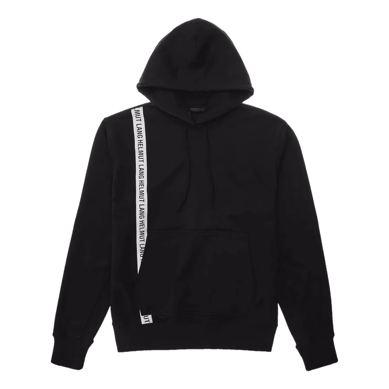 Stripe Hoodie.bold T Black