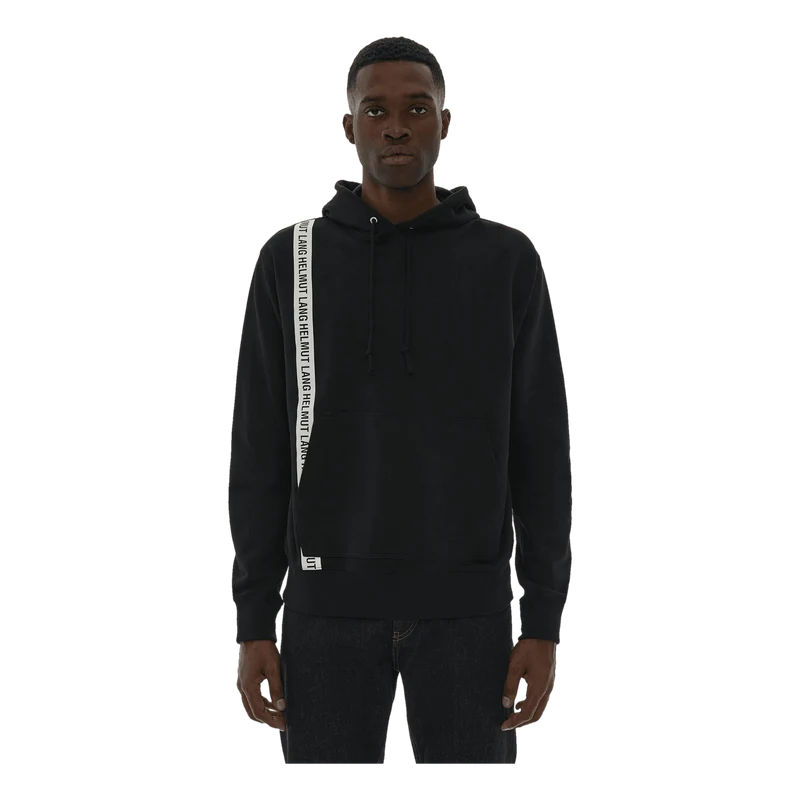 Stripe Hoodie.bold T Black