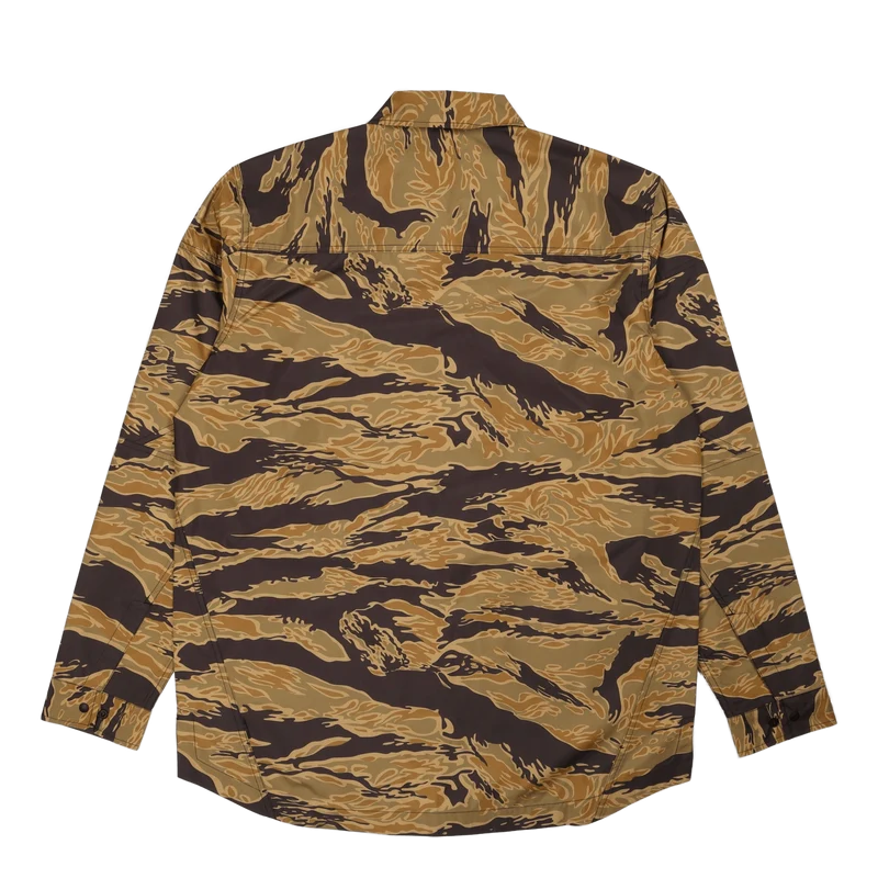 Camo Reversible Packaway Shirt Sunbleach Tigerstripe/black