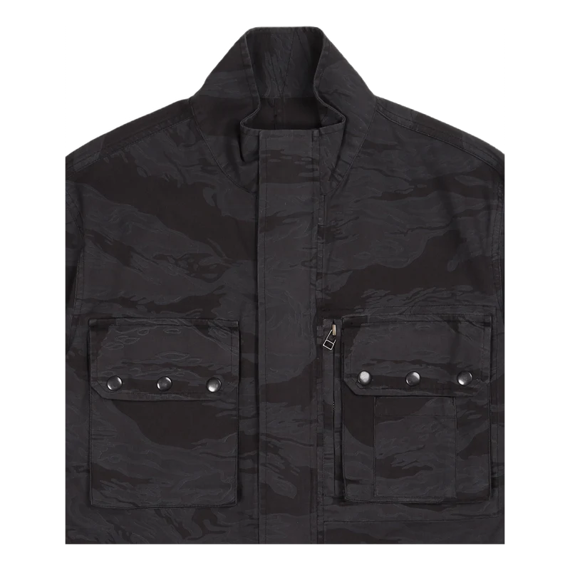Camo Paratrooper Jacket Cotton Subdued Night Tigerstripe