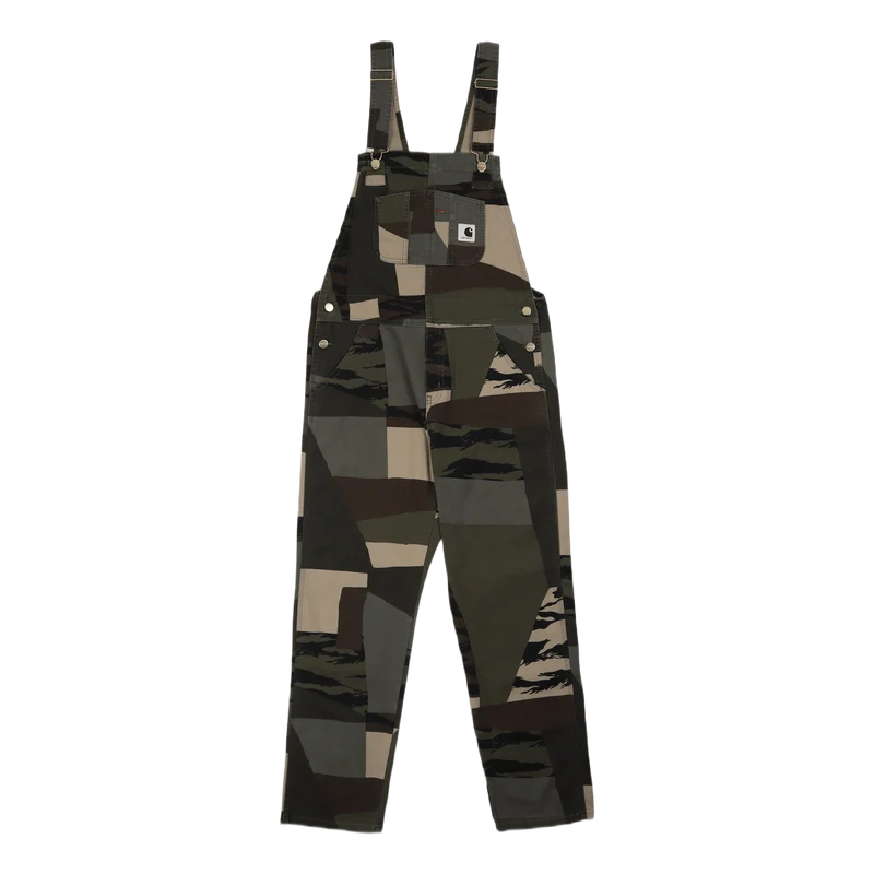 W' Bib Overall Straight Camo Mend
