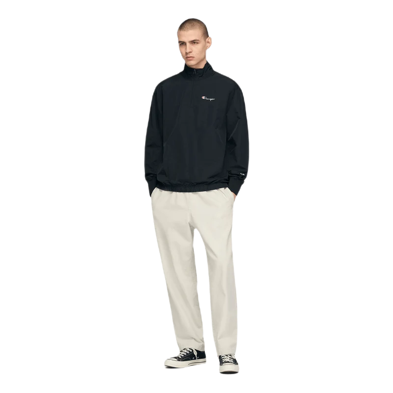 Half Zip Top Black