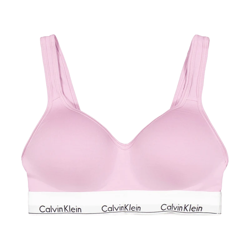 Modern Cotton Lift Bralette Purple