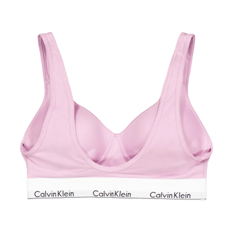 Modern Cotton Lift Bralette Purple
