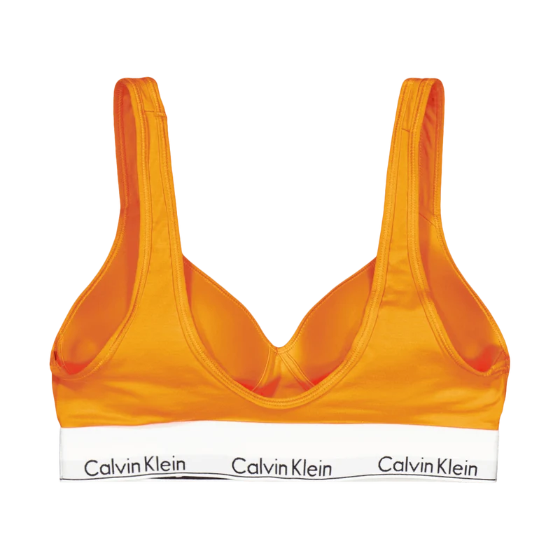 Modern Cotton Lift Bralette Orange