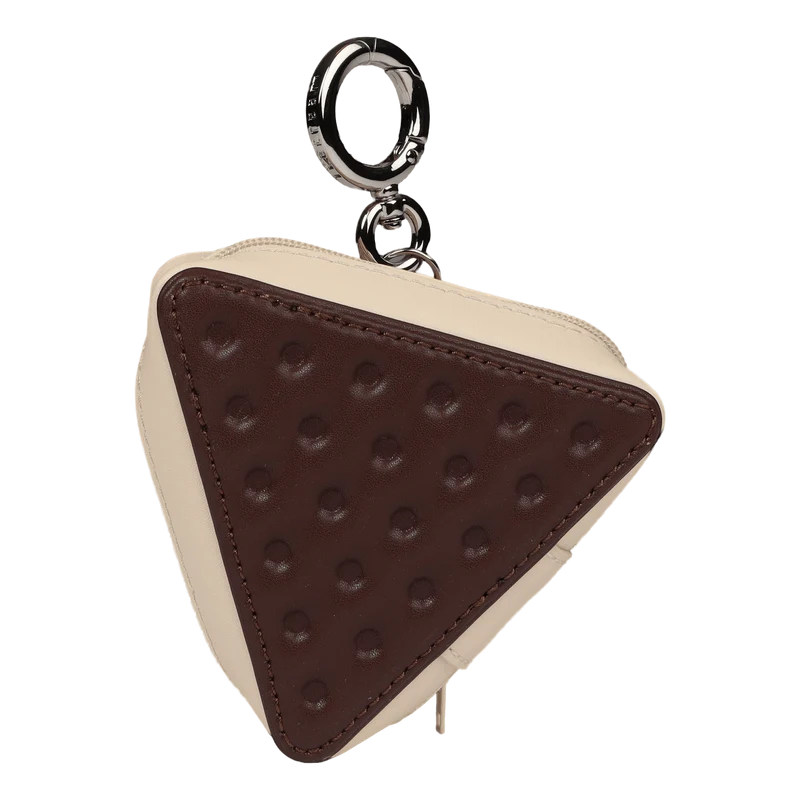 Icecream Sandwich Coin Purse Dark Brown