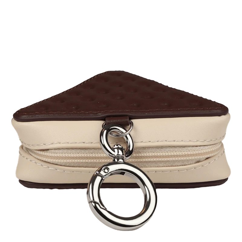 Icecream Sandwich Coin Purse Dark Brown
