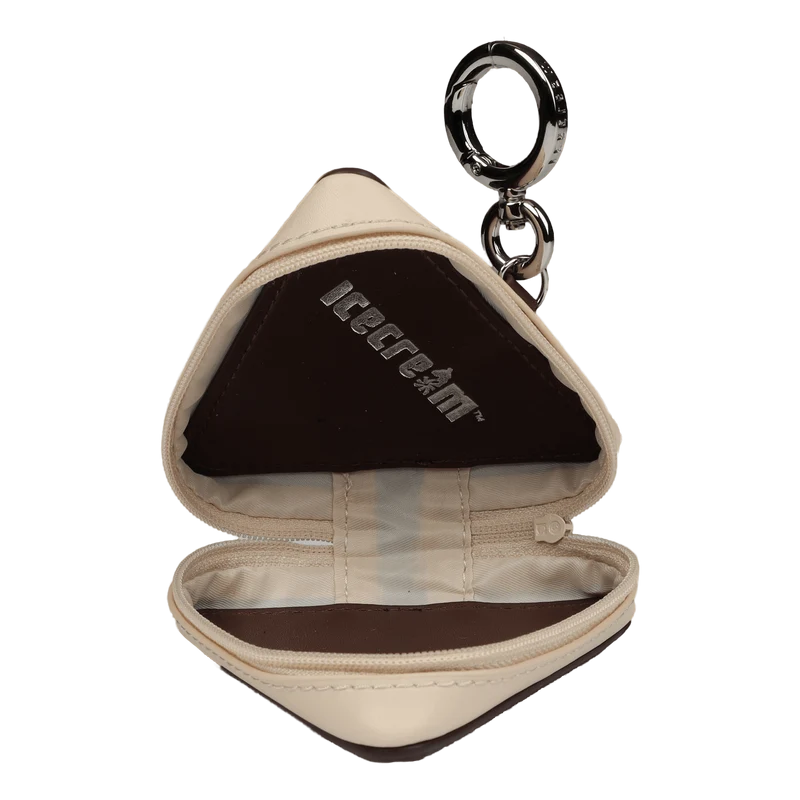 Icecream Sandwich Coin Purse Dark Brown