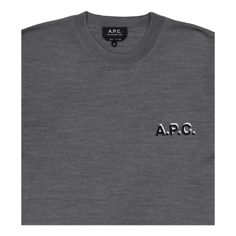 Pull Brian Gris Clair Chine