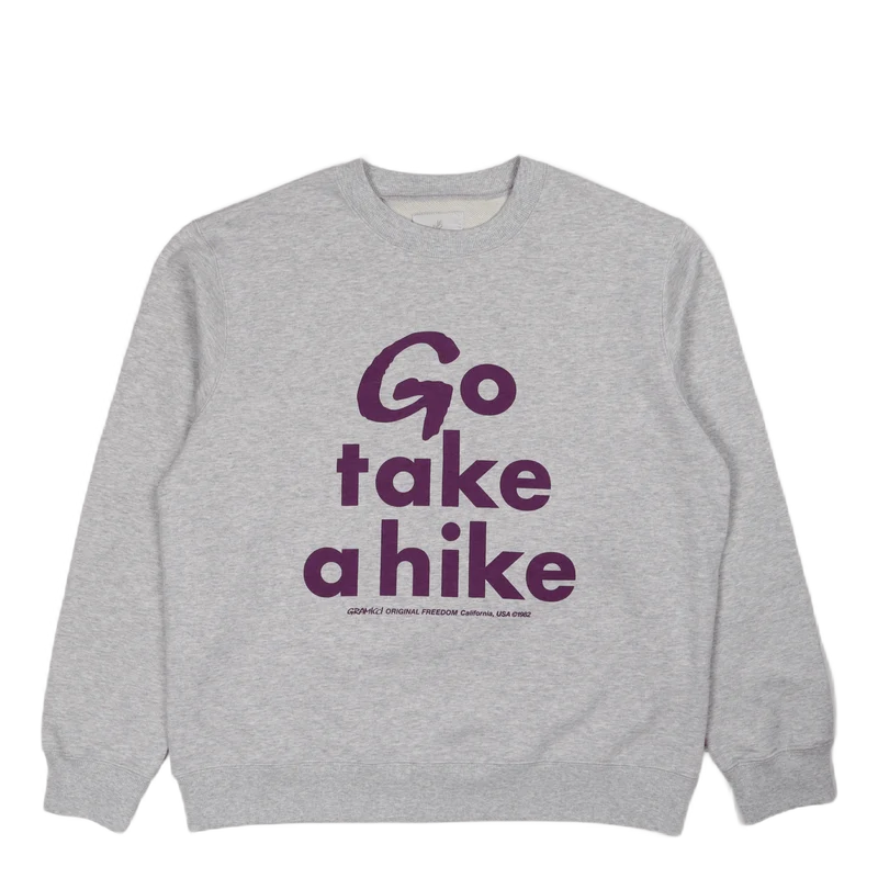 Take A Hike Sweatshirt Ash Heather