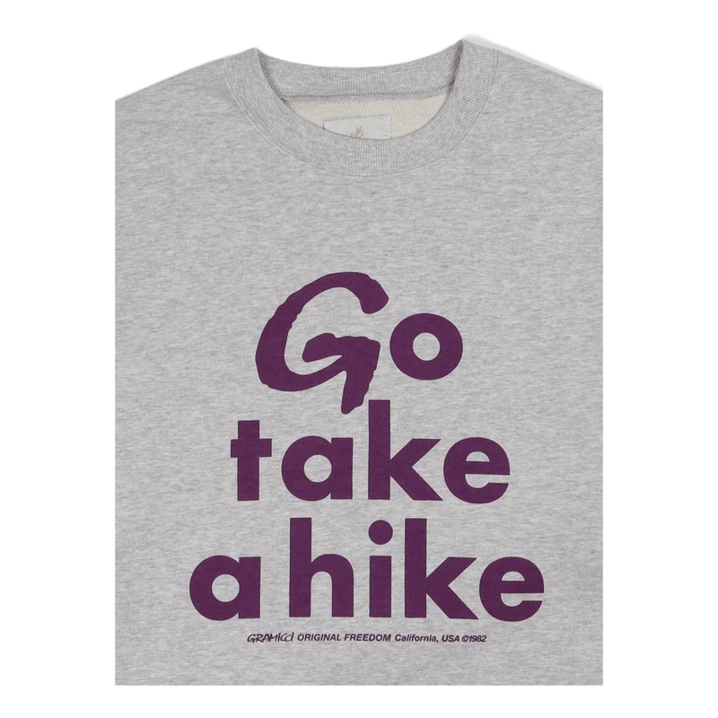 Take A Hike Sweatshirt Ash Heather