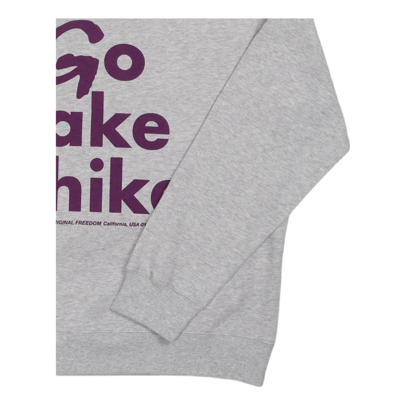 Take A Hike Sweatshirt Ash Heather