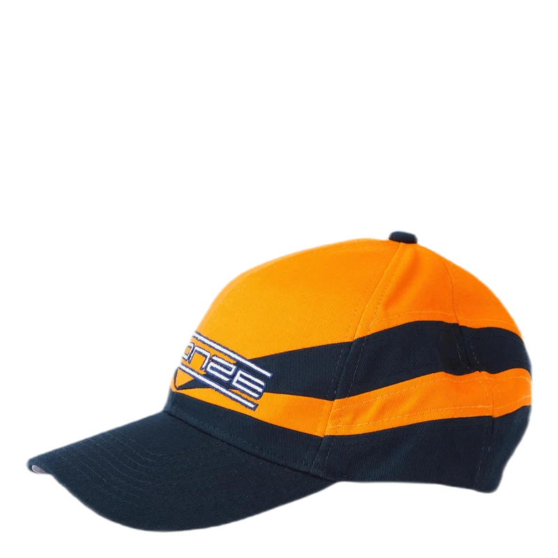 Sports Snapback Hat Orange/ Navy