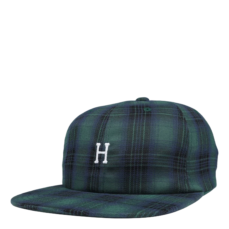 Classic H 6 Panel Hat Navy Plaid