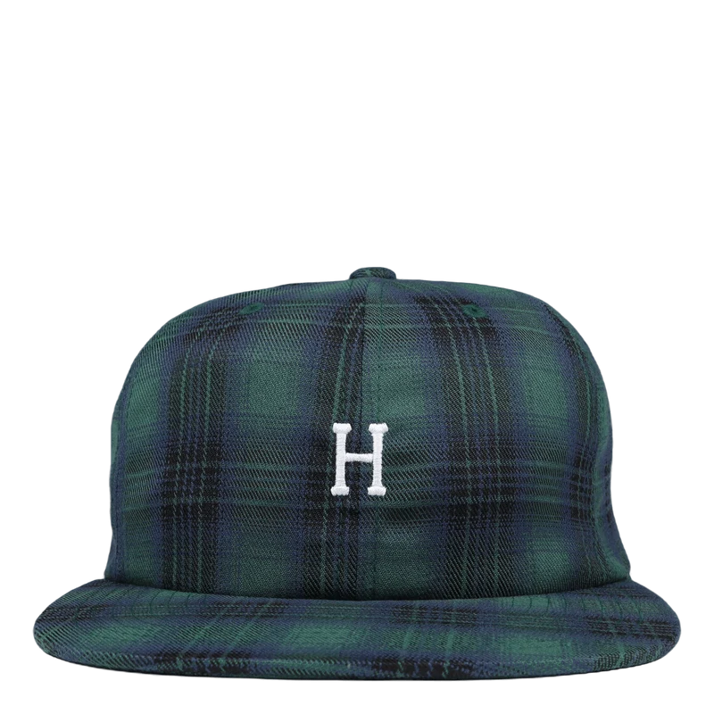 Classic H 6 Panel Hat Navy Plaid
