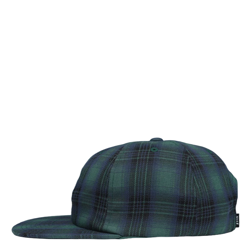 Classic H 6 Panel Hat Navy Plaid