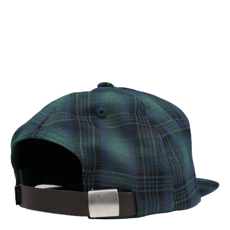 Classic H 6 Panel Hat Navy Plaid