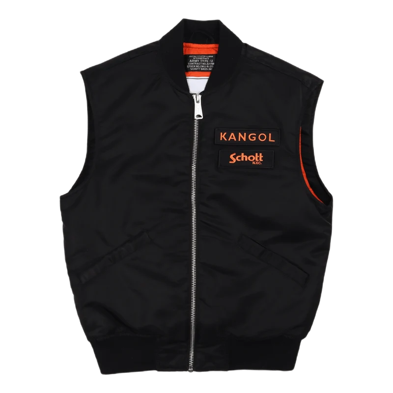 Ma-v Kangol X Schott Black