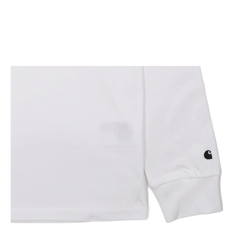 L/s Base T-shirt White / Black