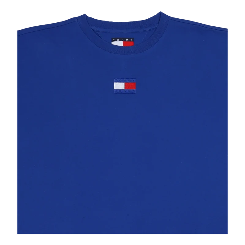 Tjcu Split Hem Flag Tee Cobalt