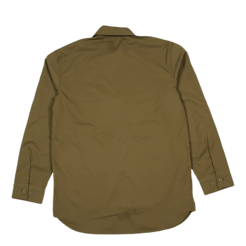 Army Shirt Zip Green