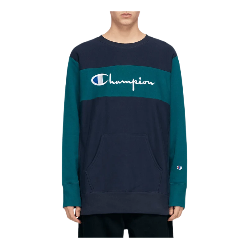 Color Block Crewneck Sweatshir Multi