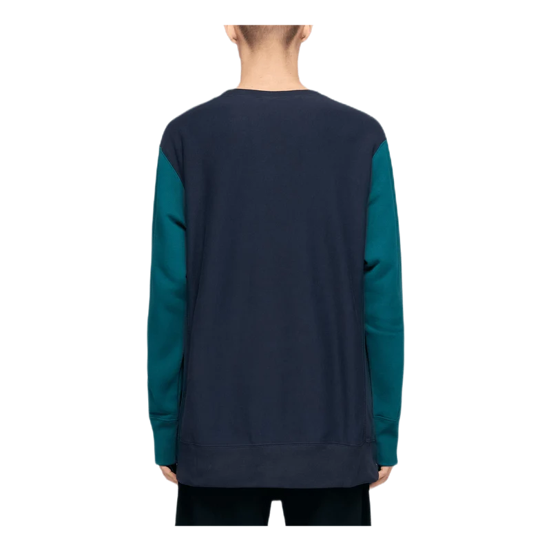 Color Block Crewneck Sweatshir Multi