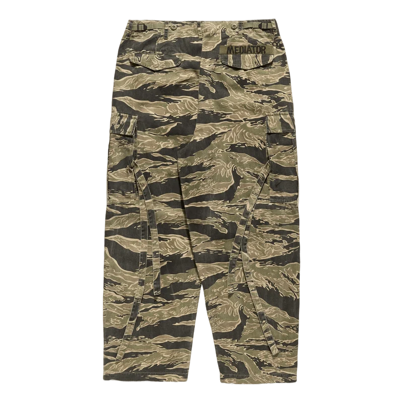 Tigerstripe Loose Cargo Pants Mint Gold