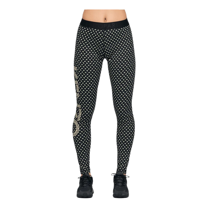Kenzo Logo Ikat Leggings Black