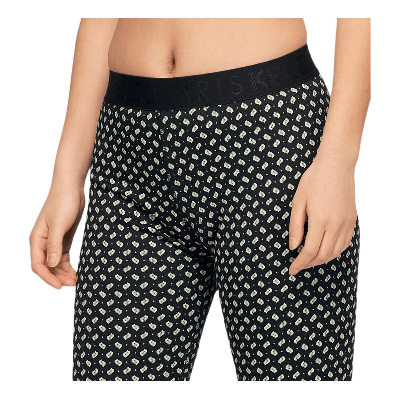 Kenzo Logo Ikat Leggings Black