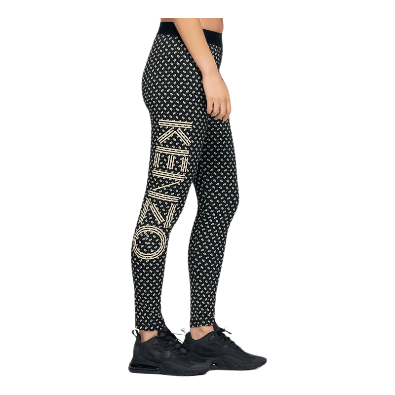 Kenzo Logo Ikat Leggings Black