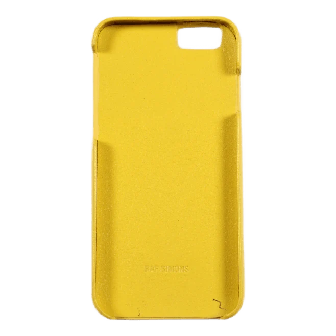 Leather Iphone 6 Case Yellow