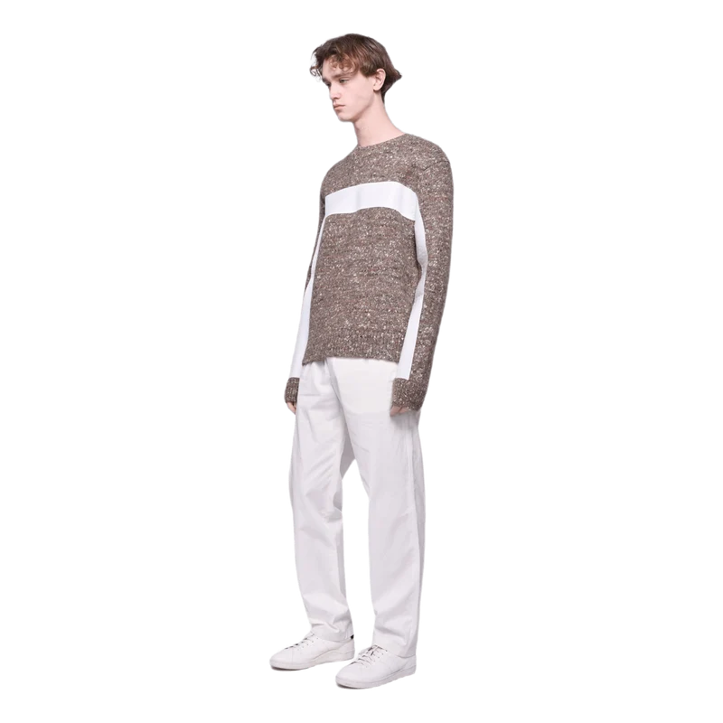 Sport Stripe Pant White